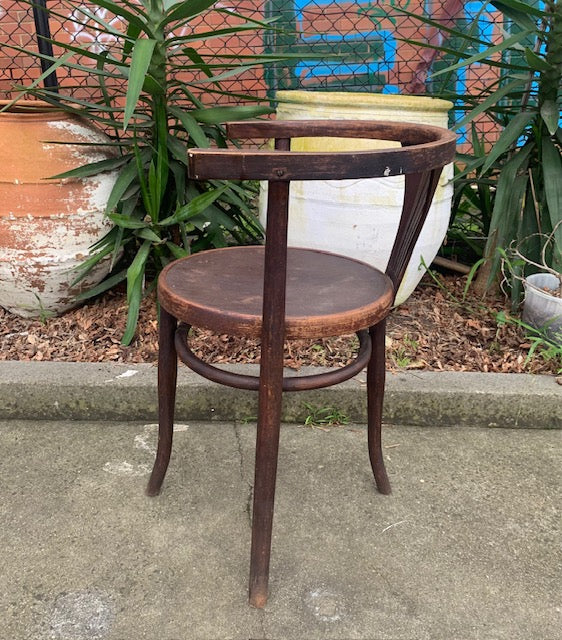 Vintage Original Thonet  Bentwood  "Captain" Chair #4975