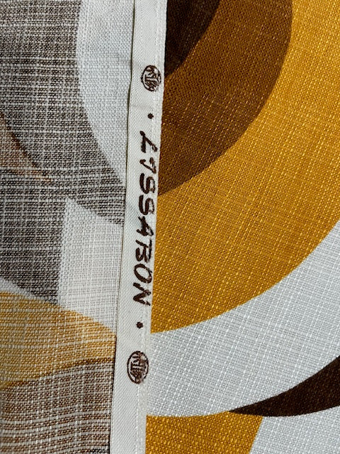 1970s  Curtain/ Fabric  #F1159  *Read Info*
