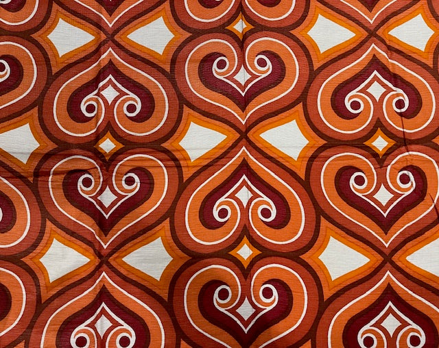 1970s  Curtain/ Fabric  #F1163  *Read Info*