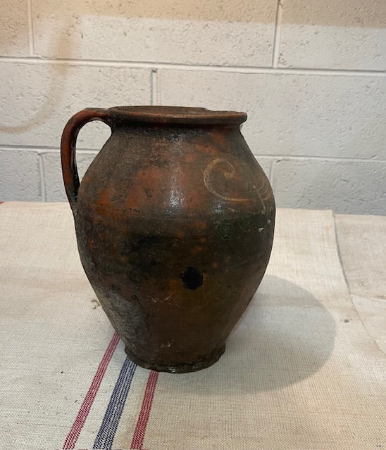 Rustic   Hungarian  Terracotta Pot  #6651