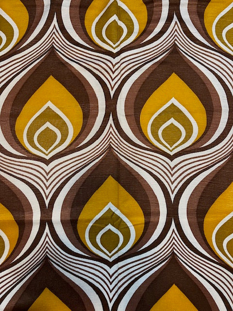 1970s  Curtain/ Fabric  #F1182  *Read Info*