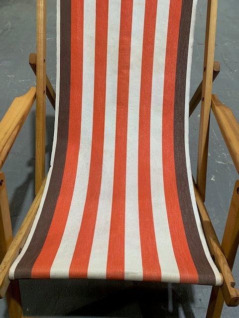 Vintage EuropeanDeck Chair  #4989
