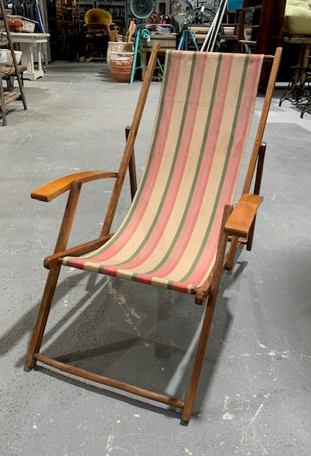Vintage EuropeanDeck Chair  #4991