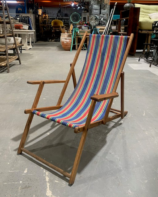 Vintage EuropeanDeck Chair  #4992