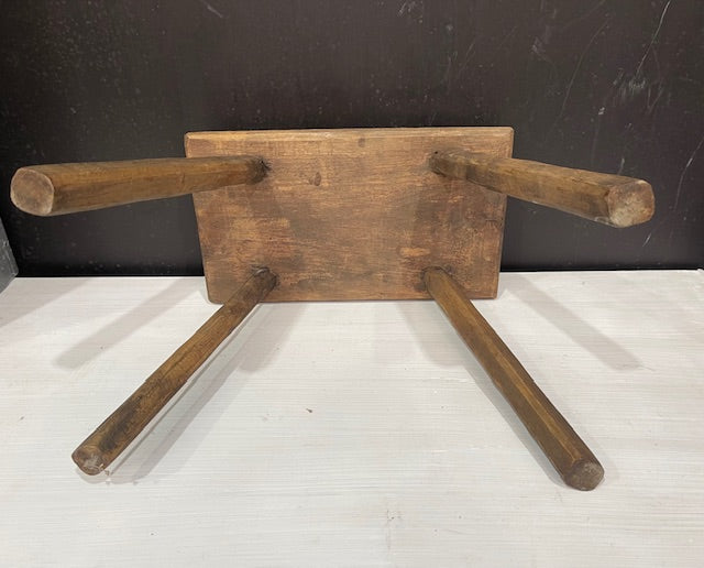 Vintage Hungarian Milking Stool  #7298