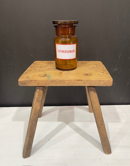 Vintage Hungarian Milking Stool  #7299