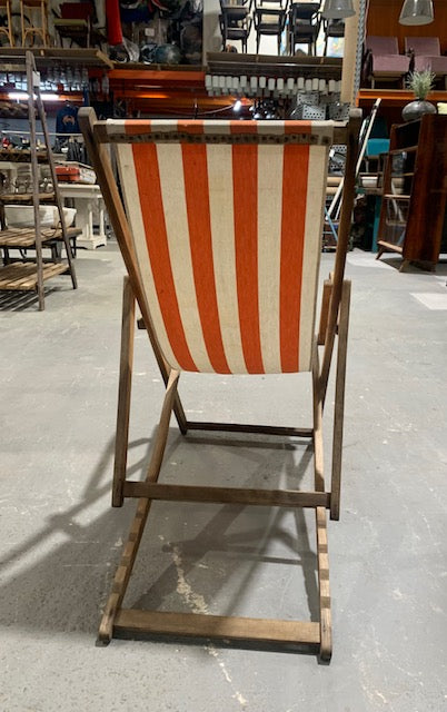 Vintage European Deck Chair  #4995