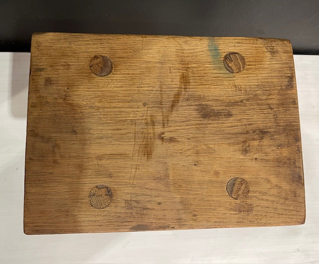 Vintage Hungarian Milking Stool  #7299