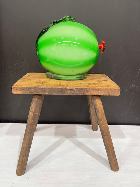 Vintage Hungarian Milking Stool  #7300