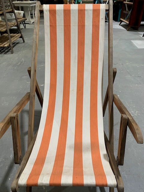 Vintage European Deck Chair  #4995