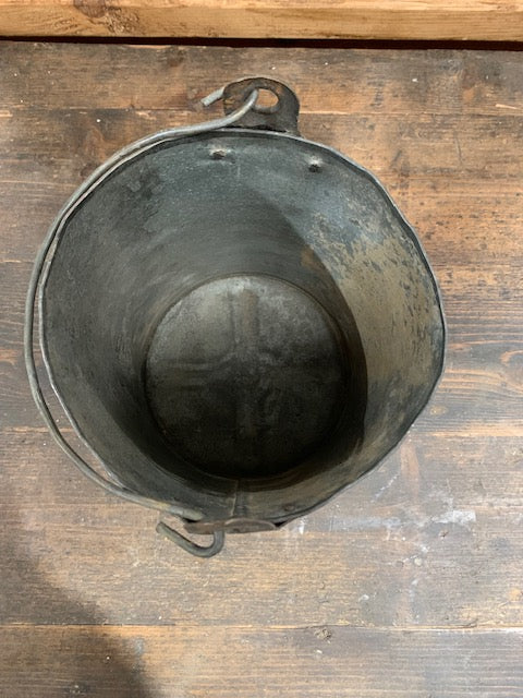 Vintage  Galvanised Bucket Planter #5006  Byron