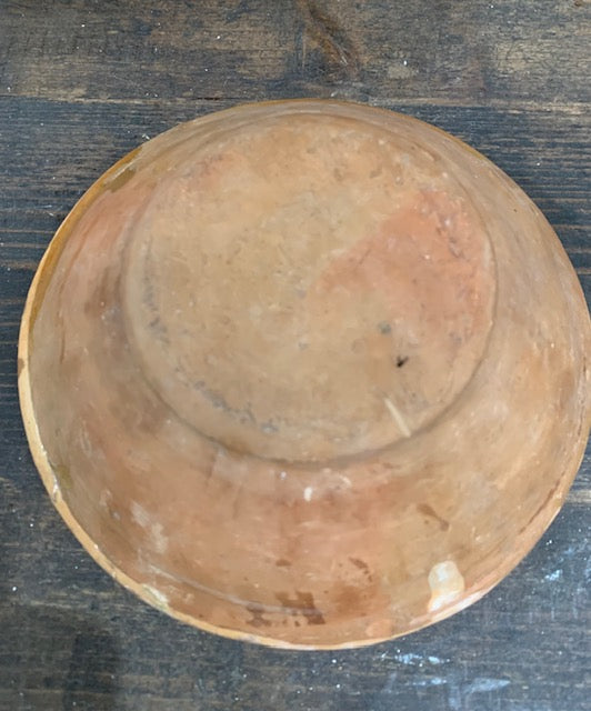 Old  Hungarian Terracotta Bowl #5008