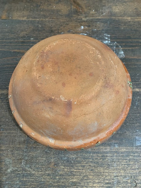 Old  Hungarian Terracotta Bowl #5009