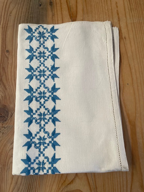 Vintage European Linen Tea Towel  #7324