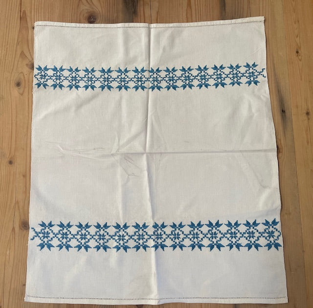 Vintage European Linen Tea Towel  #7324