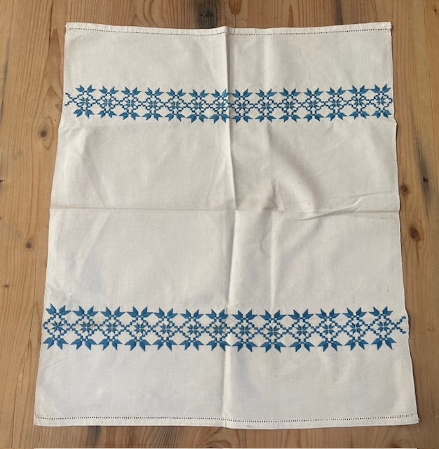 Vintage European Linen Tea Towel  #7324