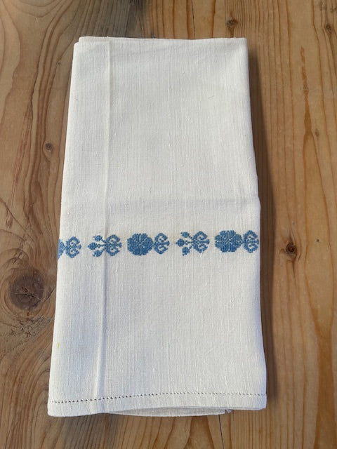 Vintage European Linen Tea Towel  #7326