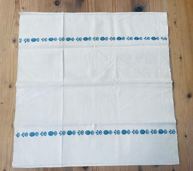 Vintage European Linen Tea Towel  #7325