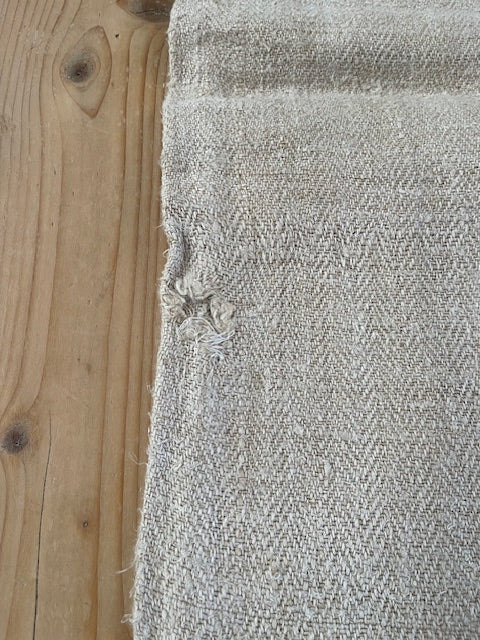Vintage Blue Stripe Linen/Hemp  Grainsack 1940s  #7332  (Read Information About This Item) (Copy) (Copy)