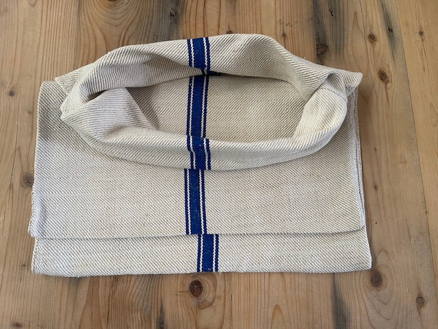 Vintage Blue Stripe Linen/Hemp  Grainsack 1940s  #7333  (Read Information About This Item) (Copy) (Copy) (Copy)