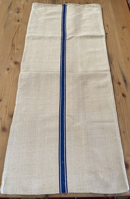 Vintage Blue Stripe Linen/Hemp  Grainsack 1940s  #7333  (Read Information About This Item) (Copy) (Copy) (Copy)