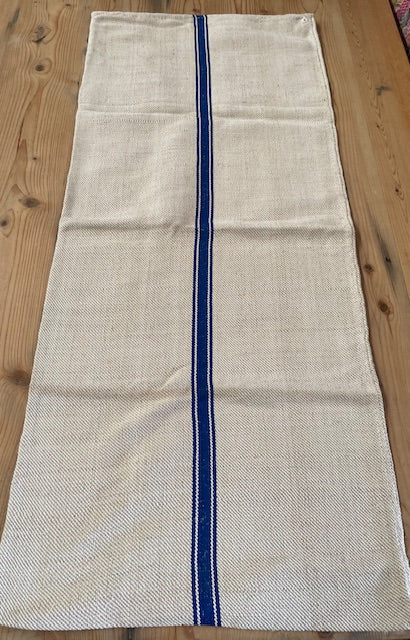 Vintage Blue Stripe Linen/Hemp  Grainsack 1940s  #7333  (Read Information About This Item) (Copy) (Copy) (Copy)