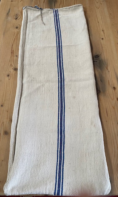 Vintage Blue Stripe Linen/Hemp  Grainsack 1940s  #7334  (Read Information About This Item) (Copy) (Copy) (Copy) (Copy)