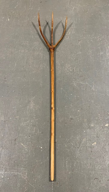 Vintage  European Wooden Hay Fork #5016