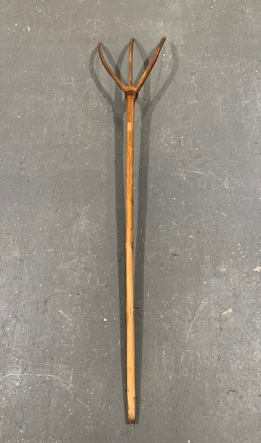 Vintage  European Wooden Hay Fork #5016