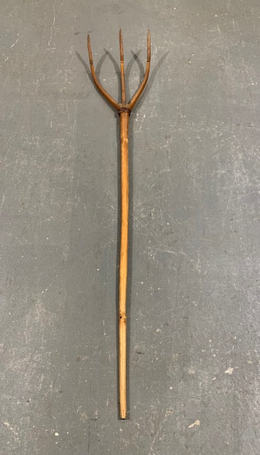 Vintage  European Wooden Hay Fork #5017