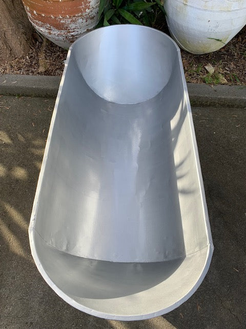 Vintage European Galvanised Bathtub #5024