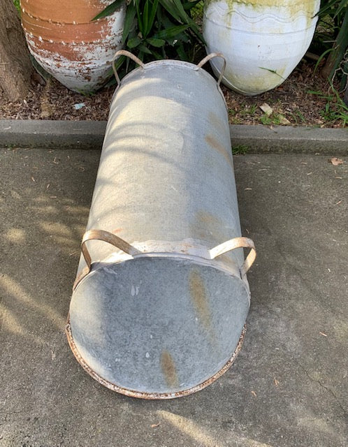 Vintage European Galvanised Bathtub #5024