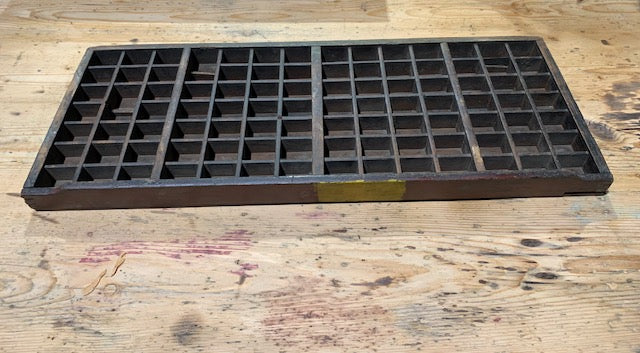 Vintage Wooden Printers Tray #5028