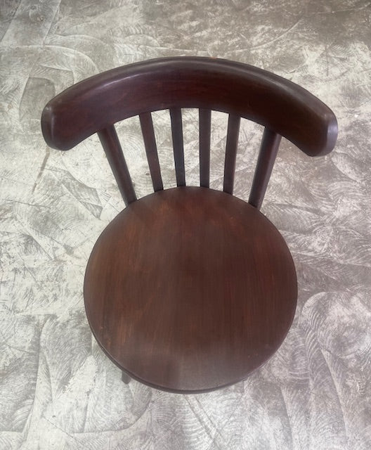 Vintage Original Round Seat  Bentwood Cafe Chair #7358 *Read Info*
