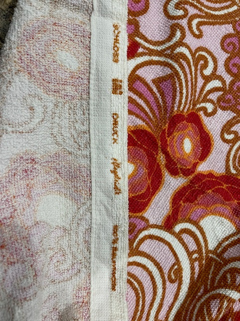 Vintage  Terry Towelling Curtain/ Fabric  #F1185  *Read info*