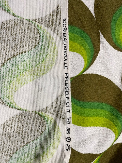 Vintage  Terry Towelling Curtain/ Fabric  #F1186  *Read info*