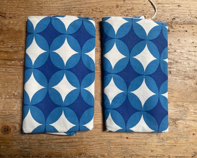 Pair of 1970s  Curtain/ Fabric  #F652*Read Info*