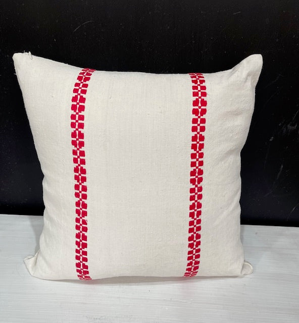 Vintage Hungarian Linen  Pillow #7378