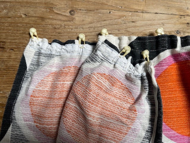 Pair of 1970s  Curtain/ Fabric  #F673 *Read Info*