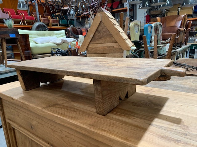 Vintage Wooden Breadboard Serving Table #5056
