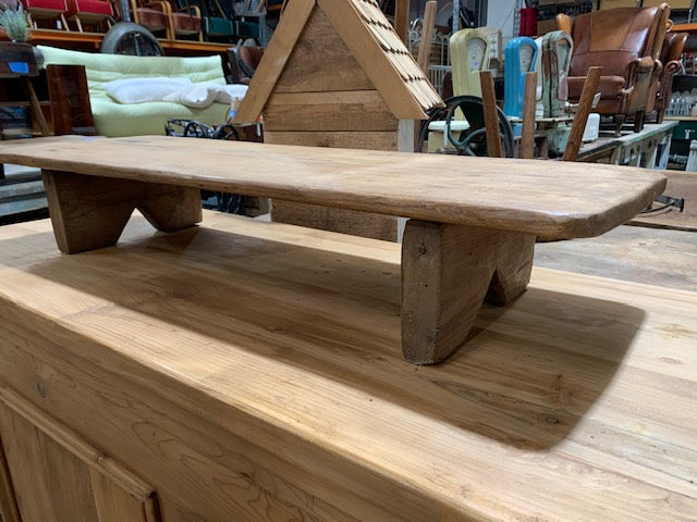 Vintage Wooden Breadboard Serving Table #5057
