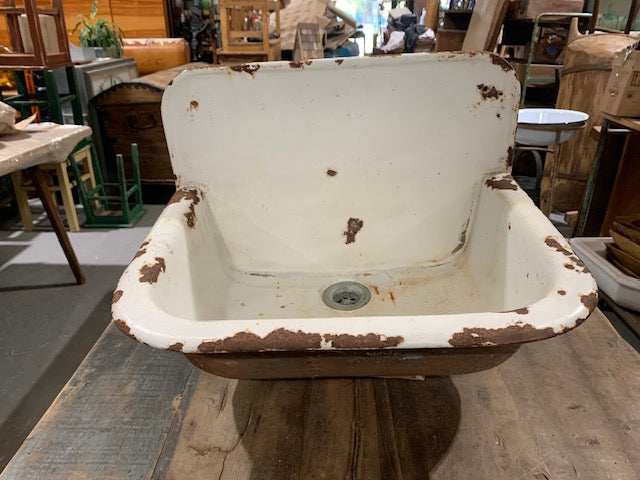 Vintage Rustic  Cast Iron Wall Sink #5060