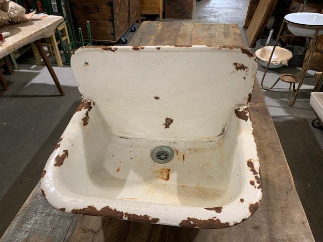 Vintage Rustic  Cast Iron Wall Sink #5060