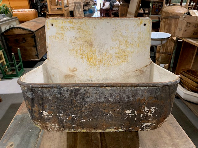 Vintage Rustic  Cast Iron Wall Sink #5061