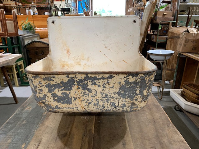 Vintage Rustic  Cast Iron Wall Sink #5062