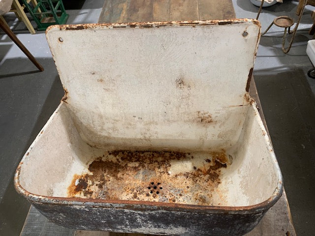 Vintage Rustic  Cast Iron Wall Sink #5063