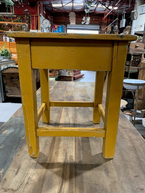 Vintage  European  Wooden Stool  #5069