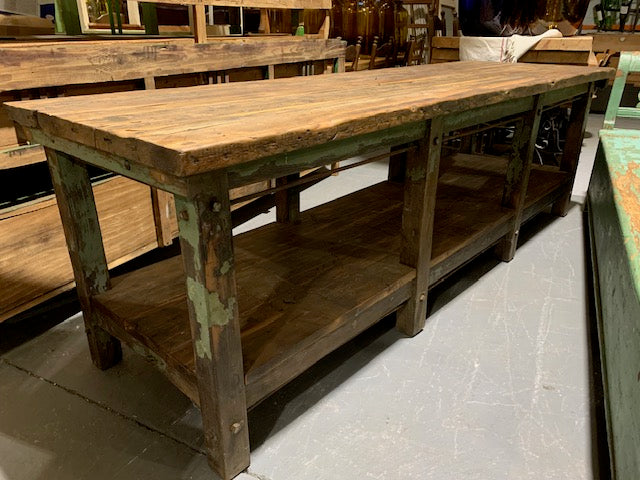 Vintage European Workbench / Kitchen Island #5074