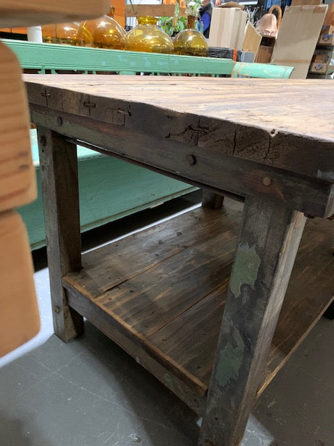 Vintage European Workbench / Kitchen Island #5074
