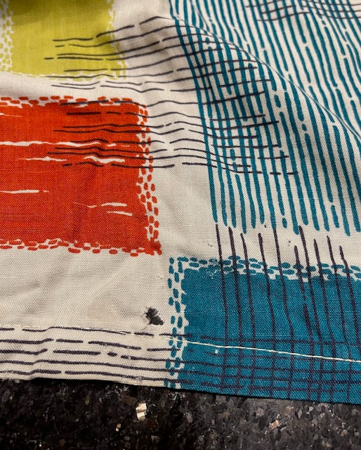 1950s  Curtain/ Fabric  #F1224 *Read Info*